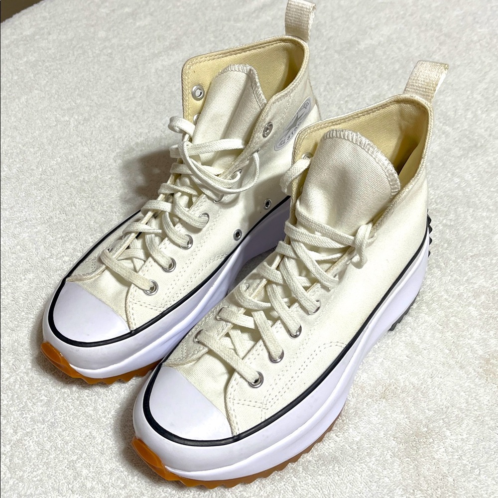 Converse Run Star Motion White Beige Black Gum size 8 Men’s 🆕 never worn